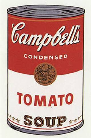 Warhol Tomato Soup.